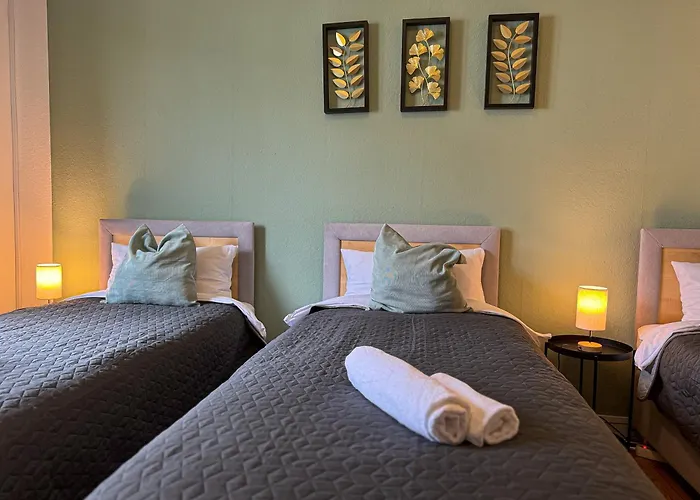 Immostay #7 -helle Mit Grossem Garten -4 Zimmer, Wifi & Free Parking *